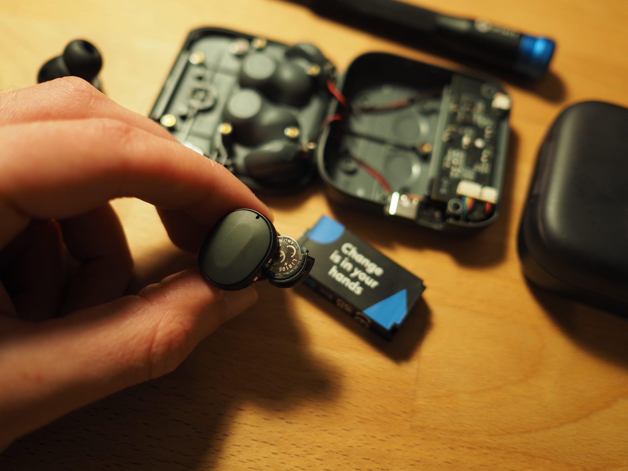 This is what repairable earbuds look like!